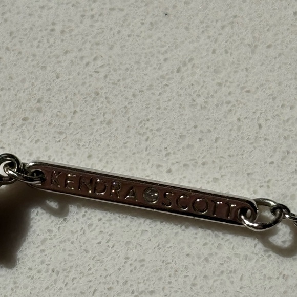 Kendra Scott Silver Diamond Necklace - Picture 3 of 4